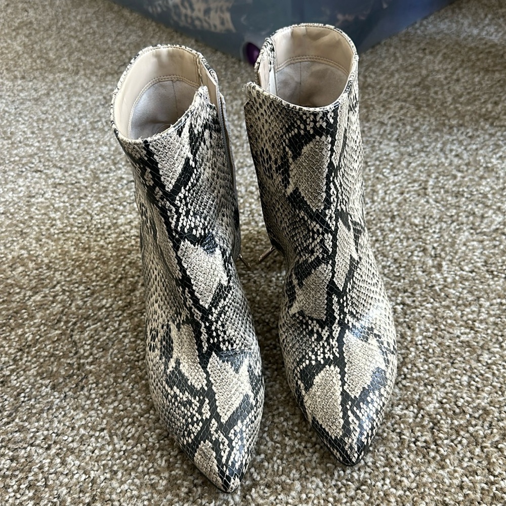 Sam Edelman booties snakeskin
